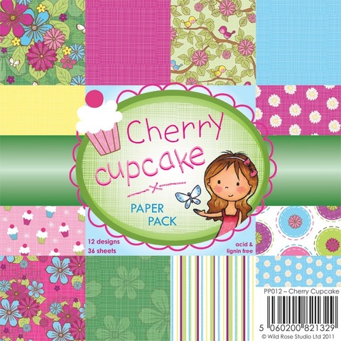 Cherry Cupcake Papers