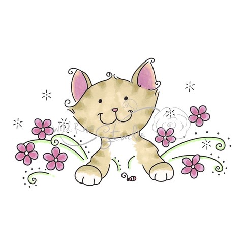 Cat in Garden