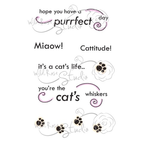Cat Greetings Set