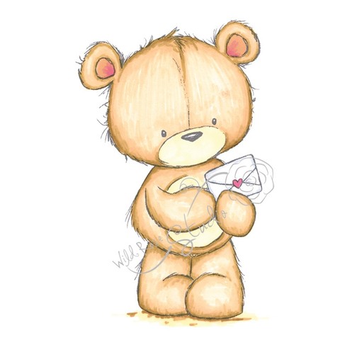 Milton with Card