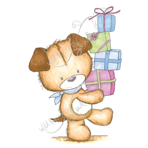 Toby with Presents