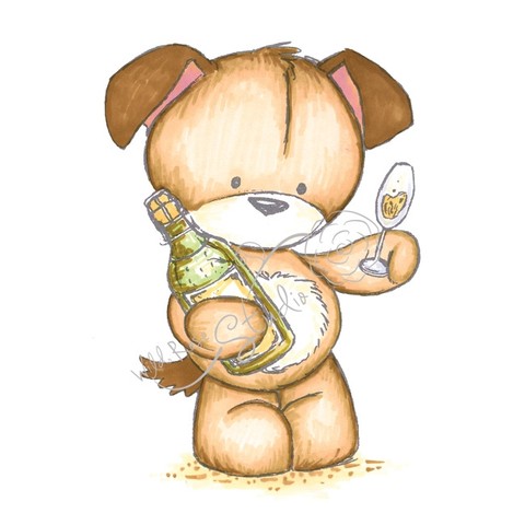 Toby with Bottle