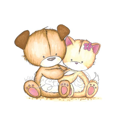 Toby with Friend