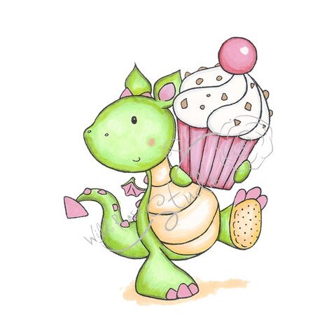 Fergus with Cupcake