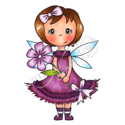 Faye with Flower