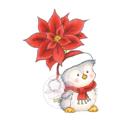 Pickle with Poinsettia